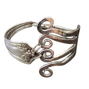 Vintage Handmade Fork Bracelet. 7.75"